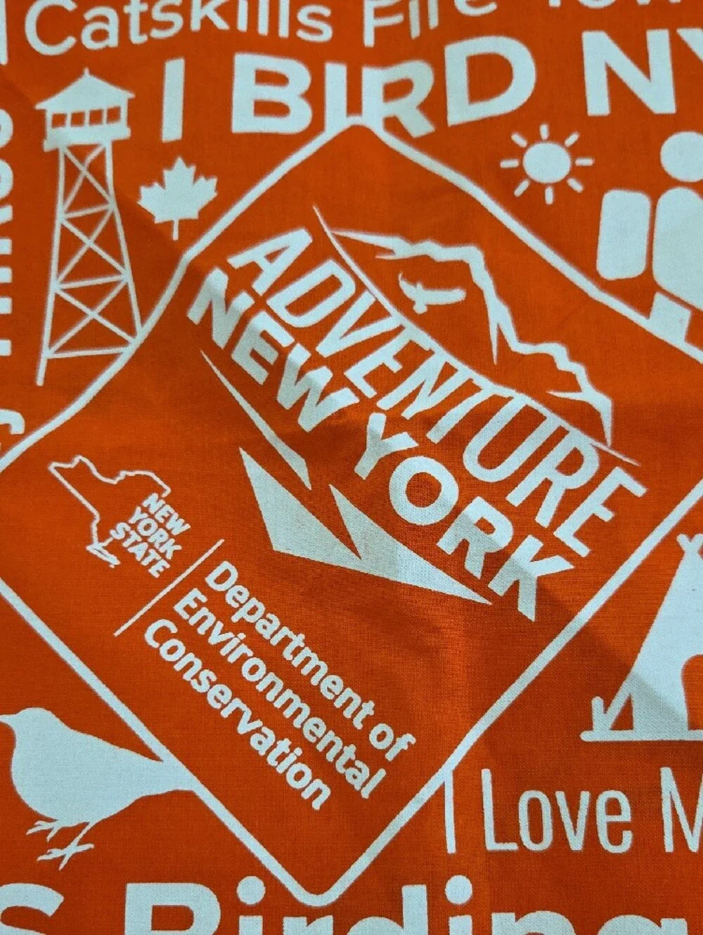 Orange Bandana — Catskills Fire Tower Challenge